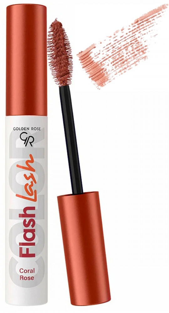 Тушь для ресниц «Flash Lash Colored», оттенок 06 Coral Rose | Golden Rose