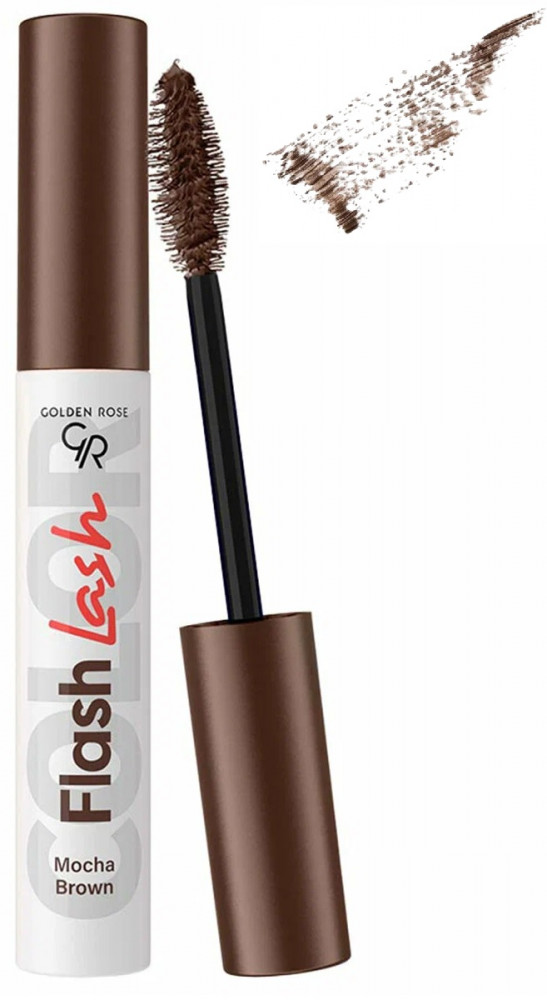 Тушь для ресниц «Flash Lash Colored», оттенок 08 Mocha Brown | Golden Rose