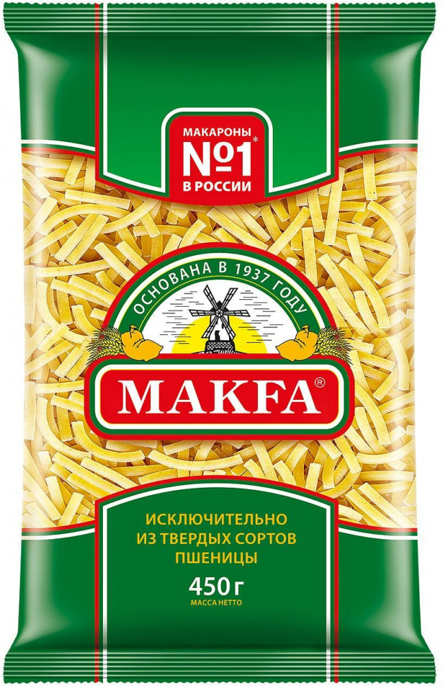 Макаронные изделия «Лапша короткая» | Makfa