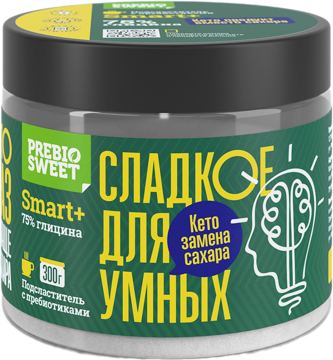 Подсластитель столовый на основе глицина | Smart+ | Prebiosweet