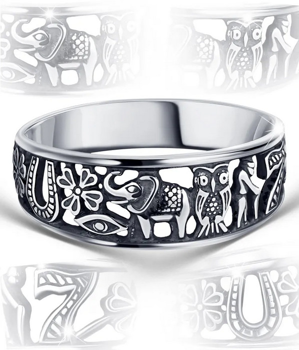 Кольцо из серебра | Lucente Silver