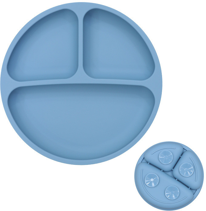 Силиконовая тарелка на присоске