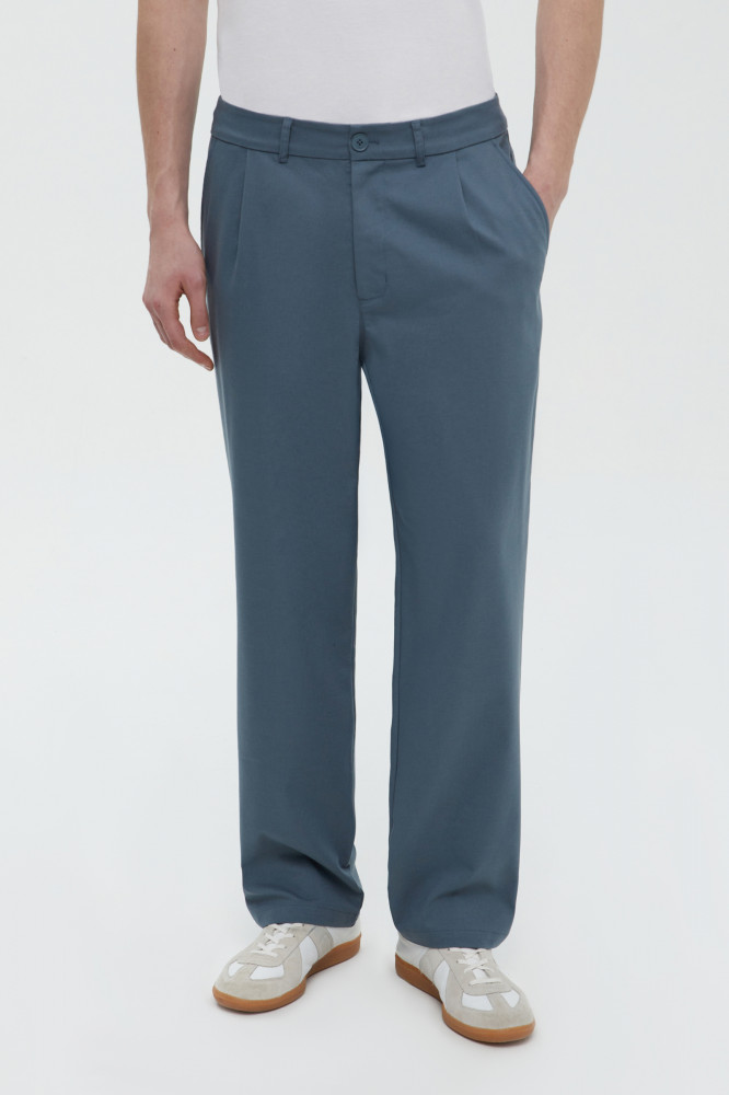 Укороченные брюки мужские широкого кроя | Finn Flare