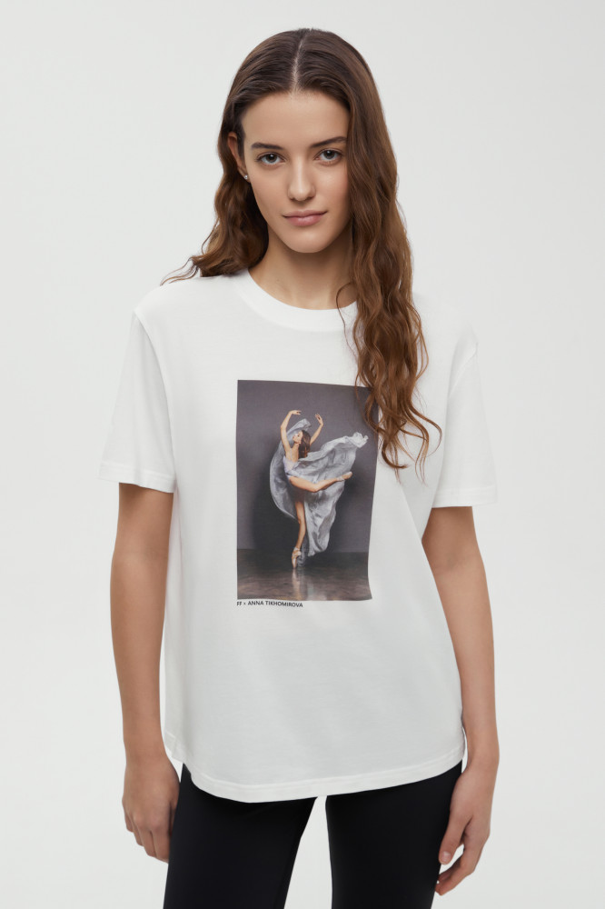 Футболка женская свободного кроя из капсулы Балет | Finn Flare