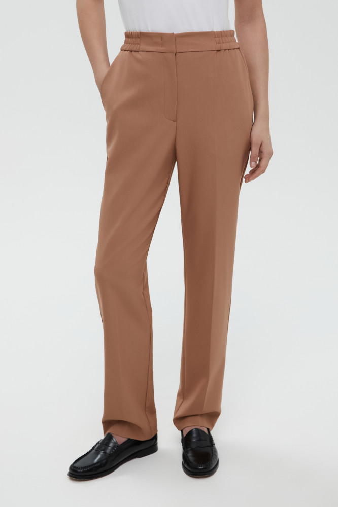 Брюки женские прямые на резинке | Finn Flare