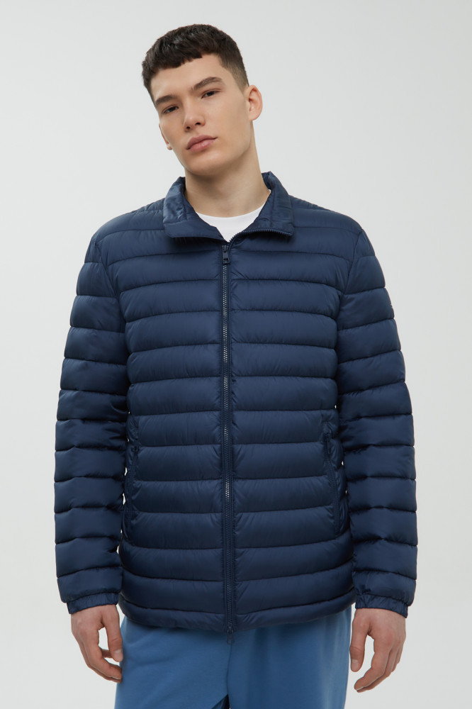Стеганая куртка мужская с воротником-стойкой | Finn Flare
