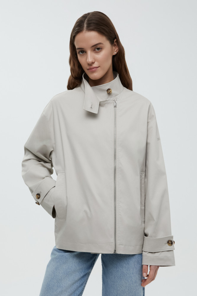 Ветровка женская с ассиметричной застежкой | Finn Flare