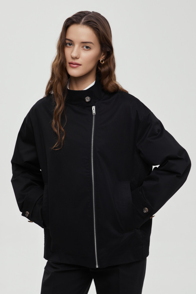 Ветровка женская с ассиметричной застежкой | Finn Flare