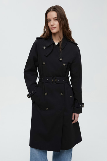 Тренч женский двубортный с рукавом реглан