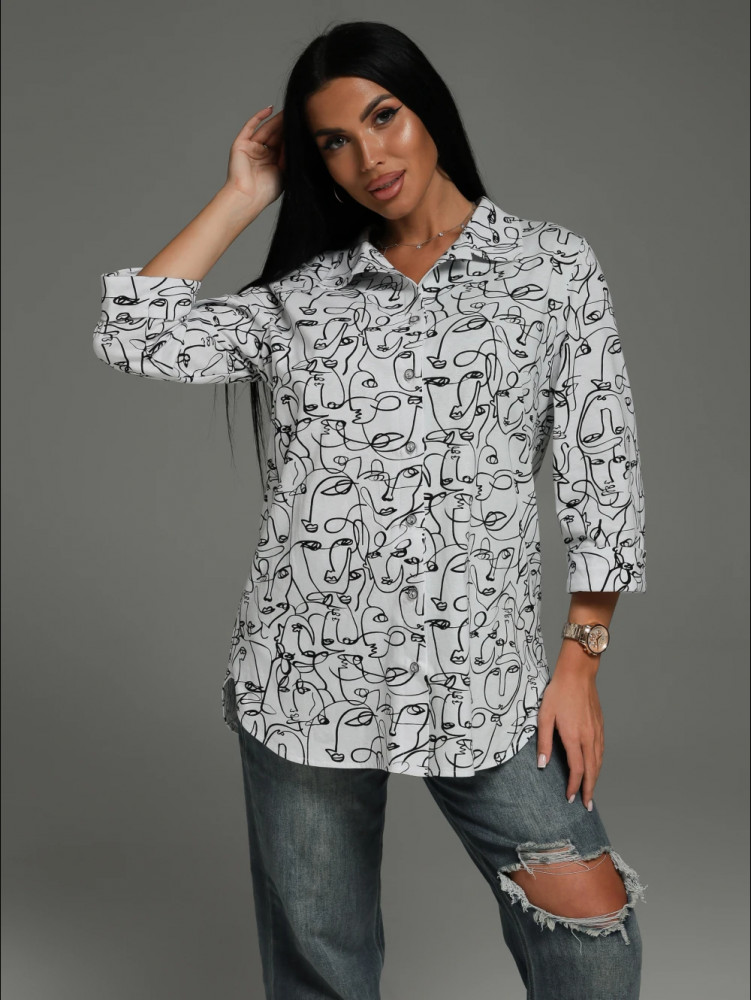 Рубашка женская «Жанетта» | Lovetex.store