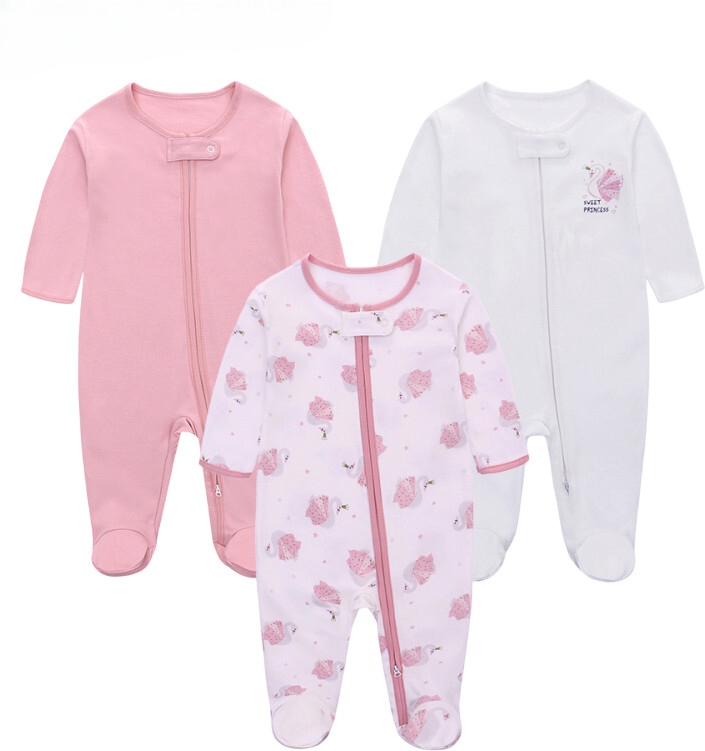 Комплект комбинезонов для новорожденных «Принцесса Лебедь» | Daminorika