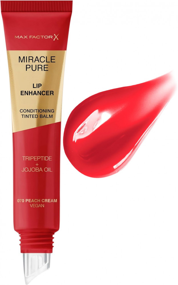 Блеск для губ «Miracle Pure Lip Enhancer», тон 070 Peach Cream | Miracle Pure | Max Factor