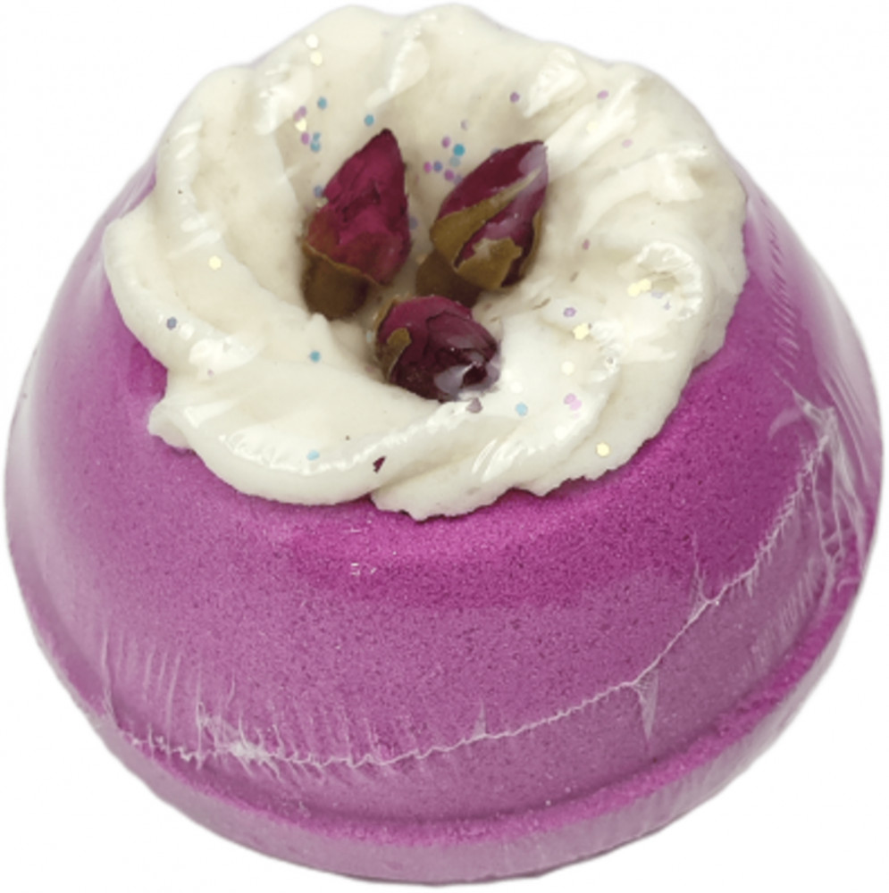 Бомбочка для ванны с шиммером и взбитой пеной «Amor Amor» | Dusha