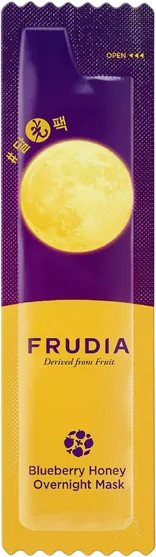 Маска для лица ночная питательная с черникой и медом «Blueberry honey overnight mask» | Frudia