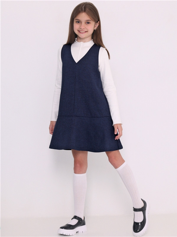 Сарафан для девочек | Школьница | Апрель
