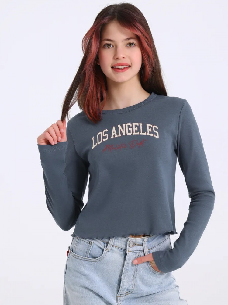 Лонгслив для девочек | Взрослые дети | Апрель