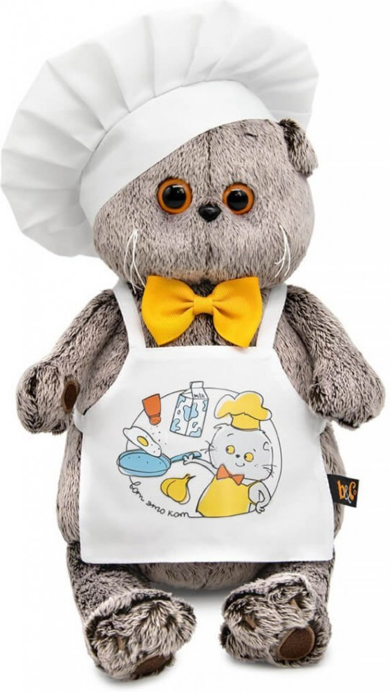 Игрушка мягкая «Басик Шеф-повар в галстуке-бабочке» | Basik | Budi Basa