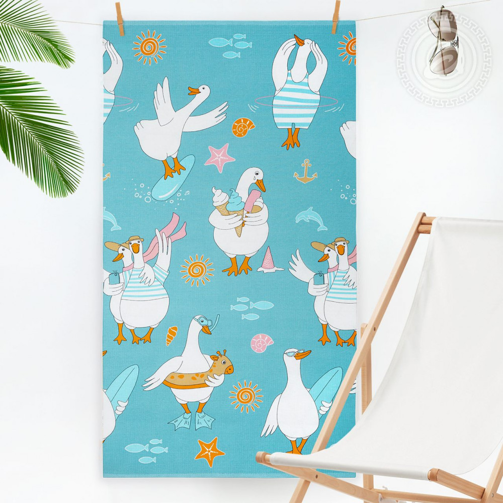 Полотенце пляжное «Морячок» | Пляжные полотенца | АртДизайн