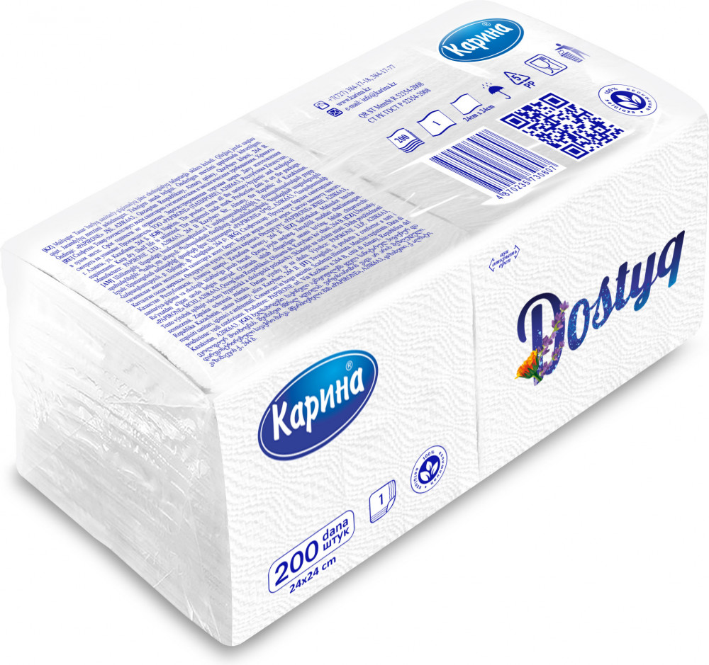 Бумажные салфетки «Dostyk» | Карина