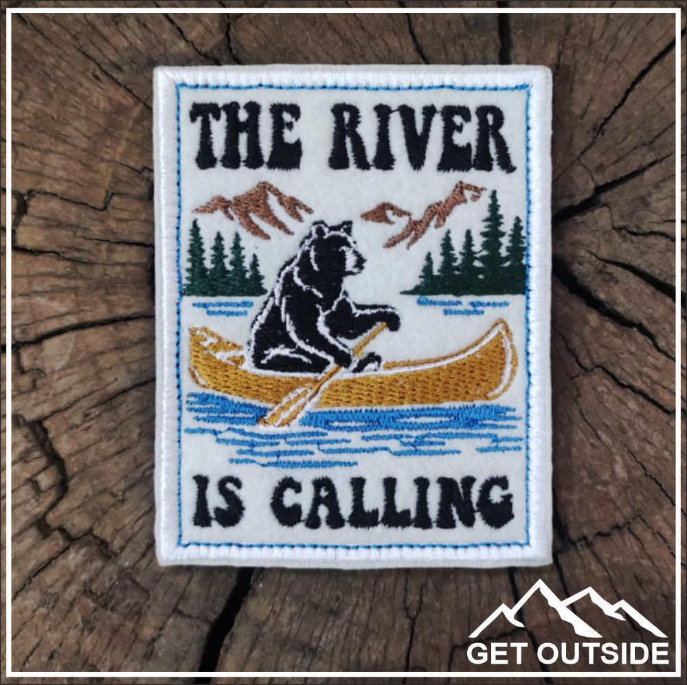 Шеврон «The river is calling» | Get Outside
