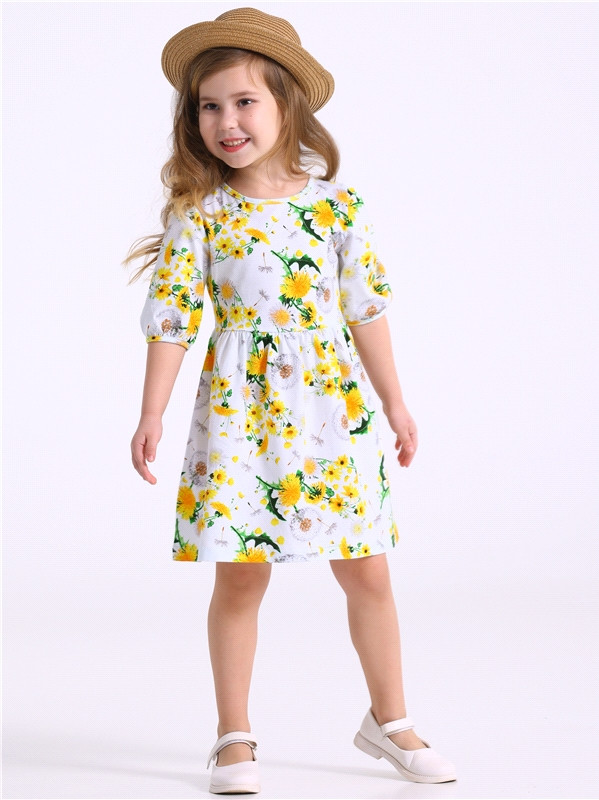 Платье для девочек | Променад | Апрель