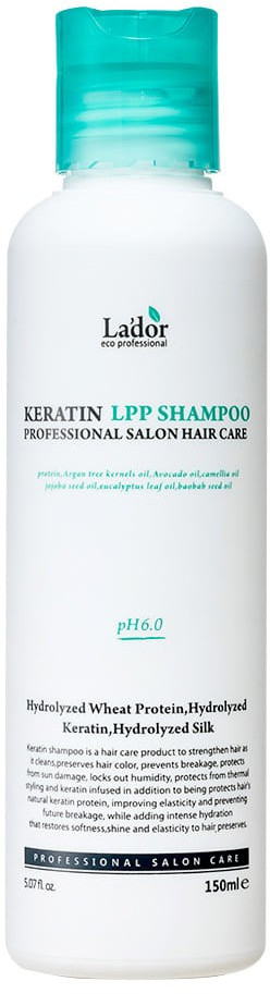 Шампунь для волос бессульфатный «Keratin LPP Shampoo» | La’dor