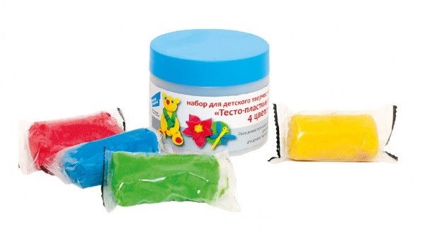 Тесто-пластилин 4 цвета | Dream makers