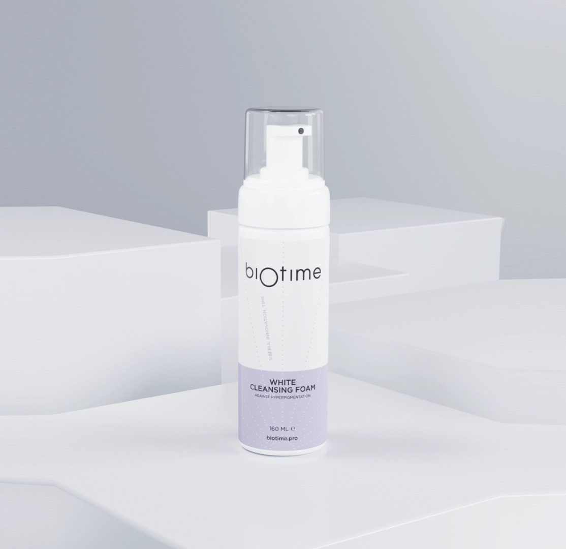 Очищающая пенка для борьбы с гиперпигментацией «Cleansing Foam» | White | Biotime