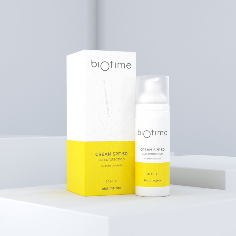 Солнцезащитный крем для лица и тела SPF 50 | SPF | Biotime