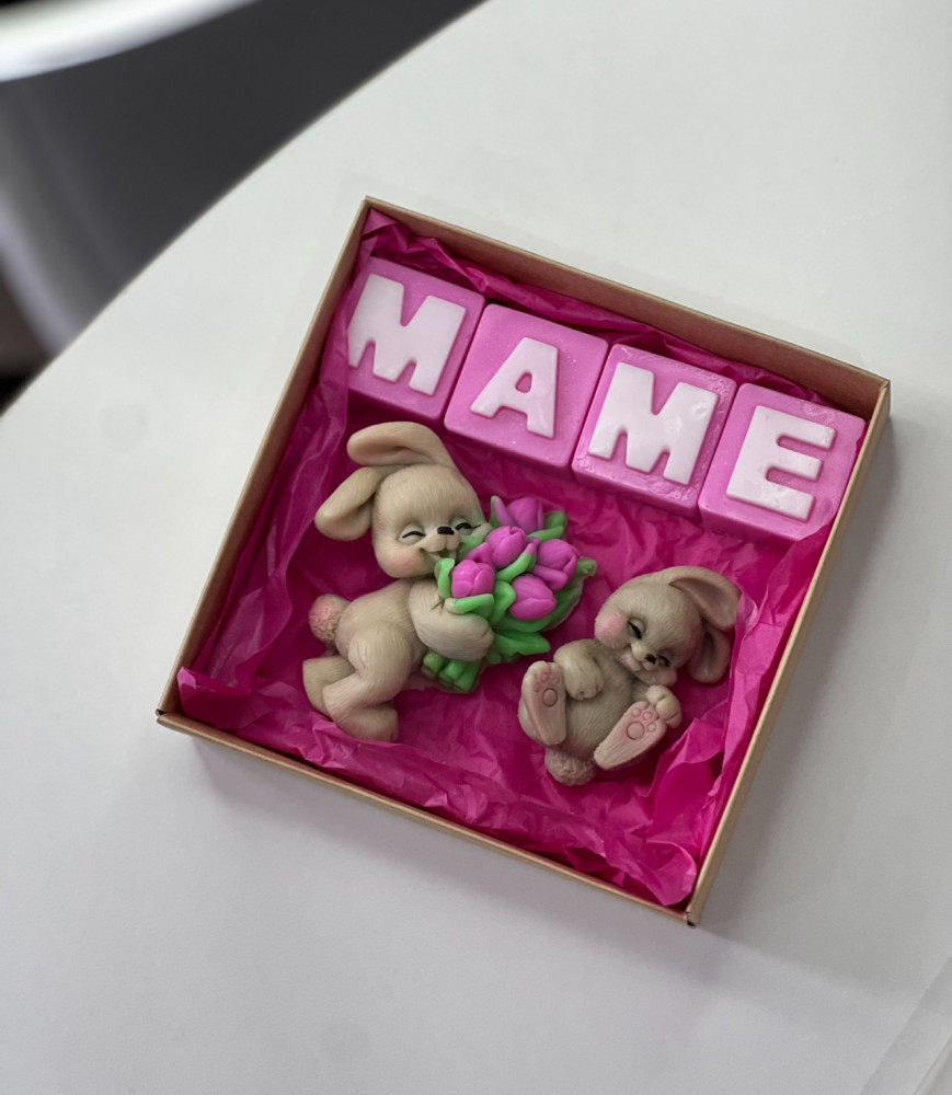 Подарочный набор сувенирного мыла «Маме»