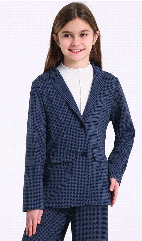 Жакет для девочек | Школьница | Апрель