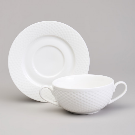 Бульонница с блюдцем «Infinity»