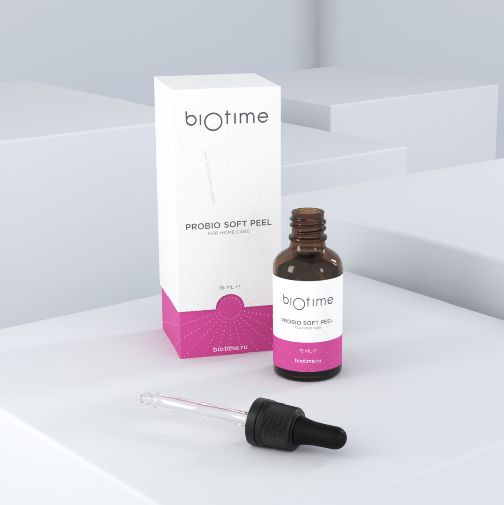 Пробиотический пилинг для домашнего ухода «Soft Peel» | Probio | Biotime