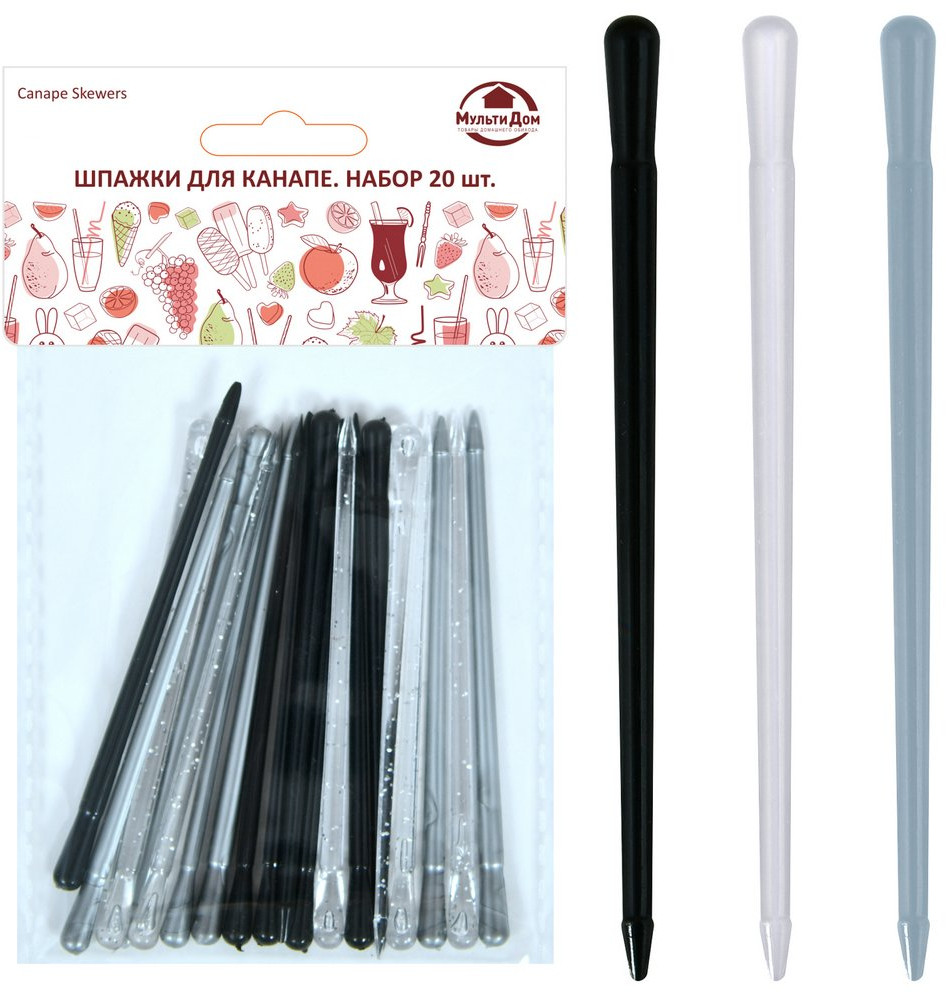 Набор шпажек для канапе «Капля лофт» | Мультидом Трейдинг