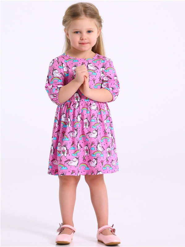 Платье для девочек | Променад | Апрель