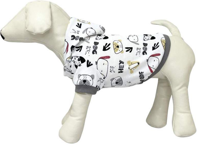 Футболка для собак с капюшоном «Собачки» | Osso fashion