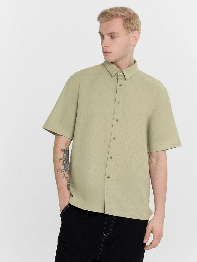 Рубашка мужская | Льняная коллекция | Mark Formelle