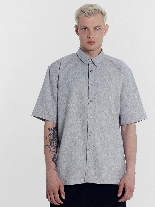 Рубашка мужская | Льняная коллекция | Mark Formelle