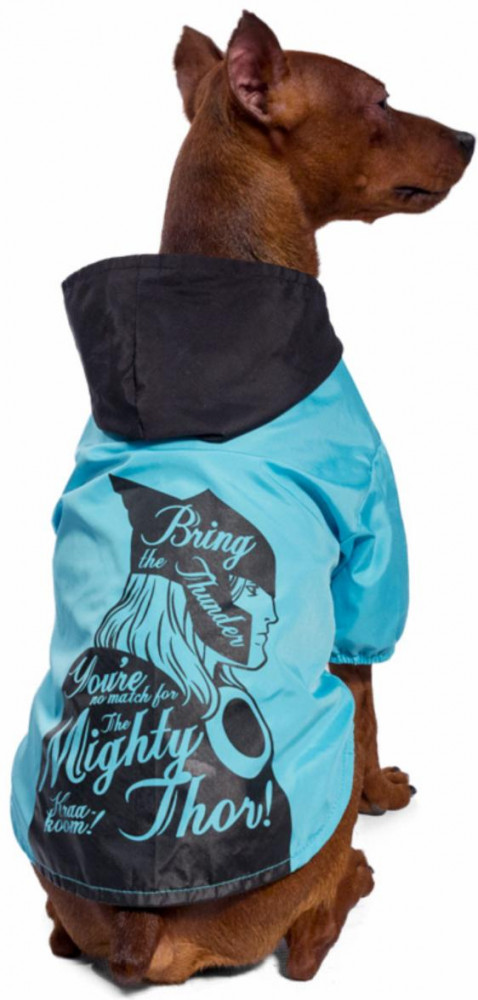 Дождевик-попона для собак демисезонный «Тор» | Marvel | Triol