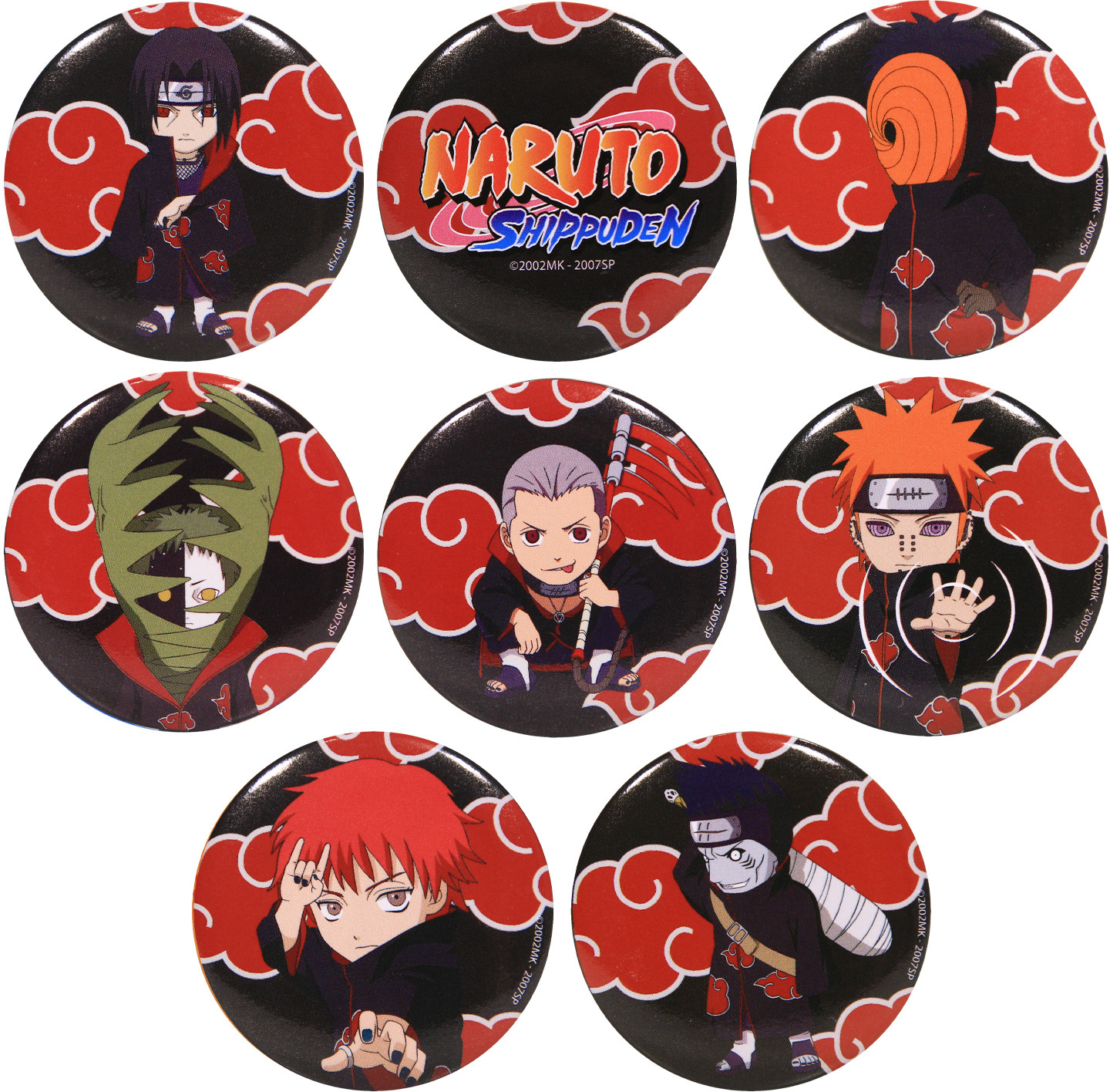 Набор значков «Наруто» | Naruto | Artplays