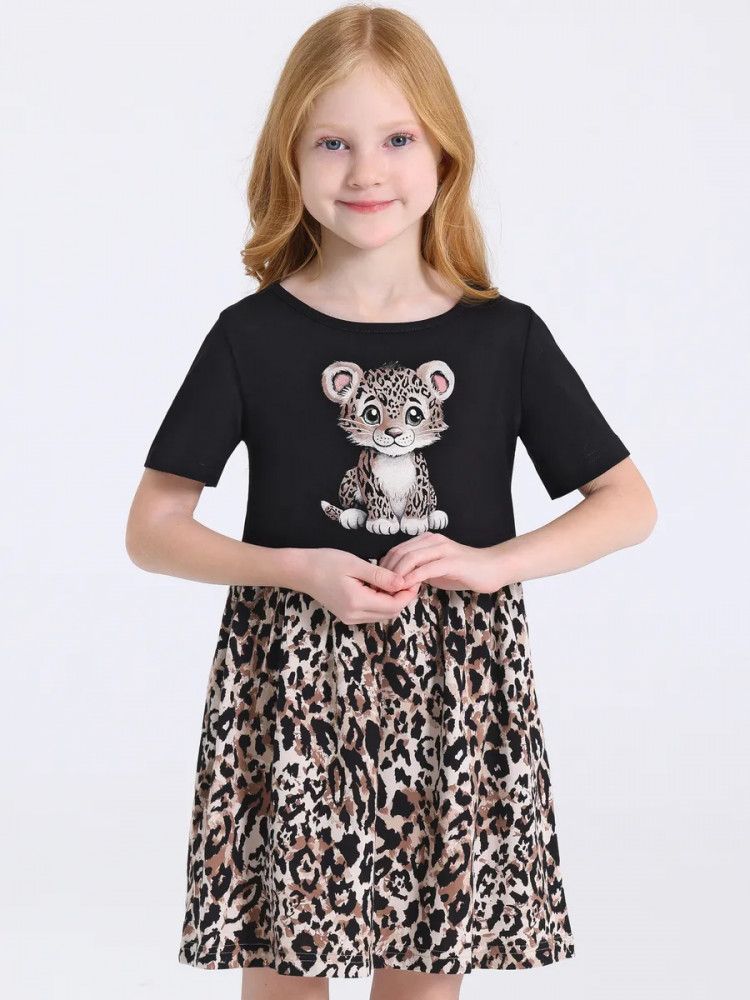 Платье для девочек | Променад | Апрель