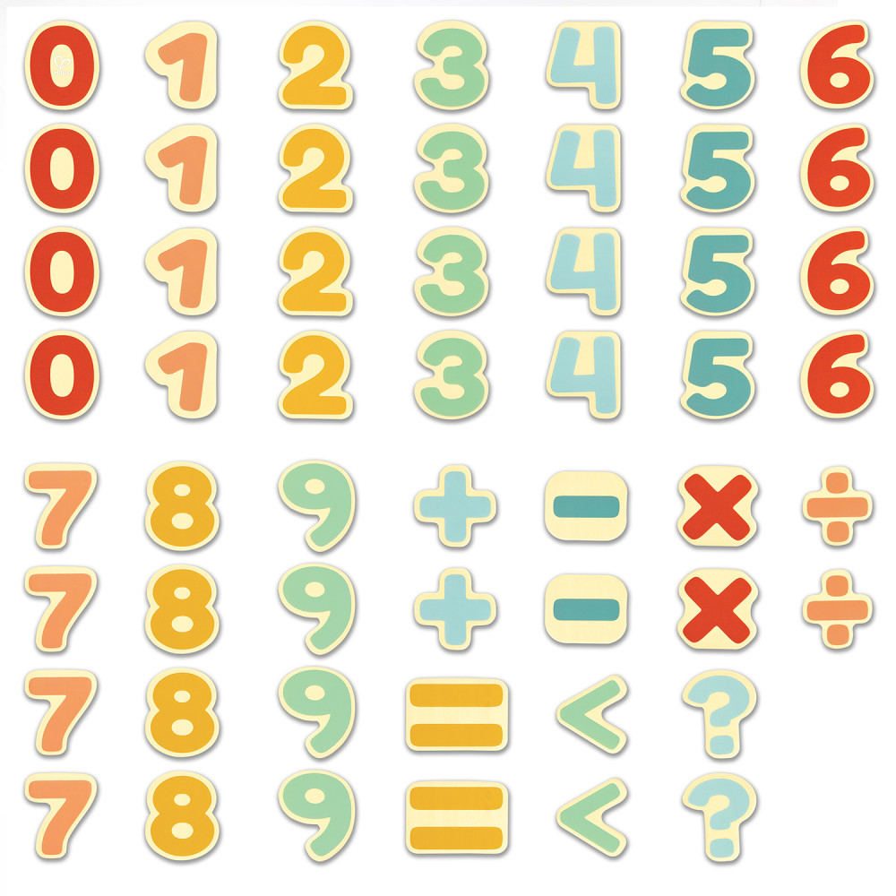 Набор цифр деревянных магнитных «Учимся считать» | Hape