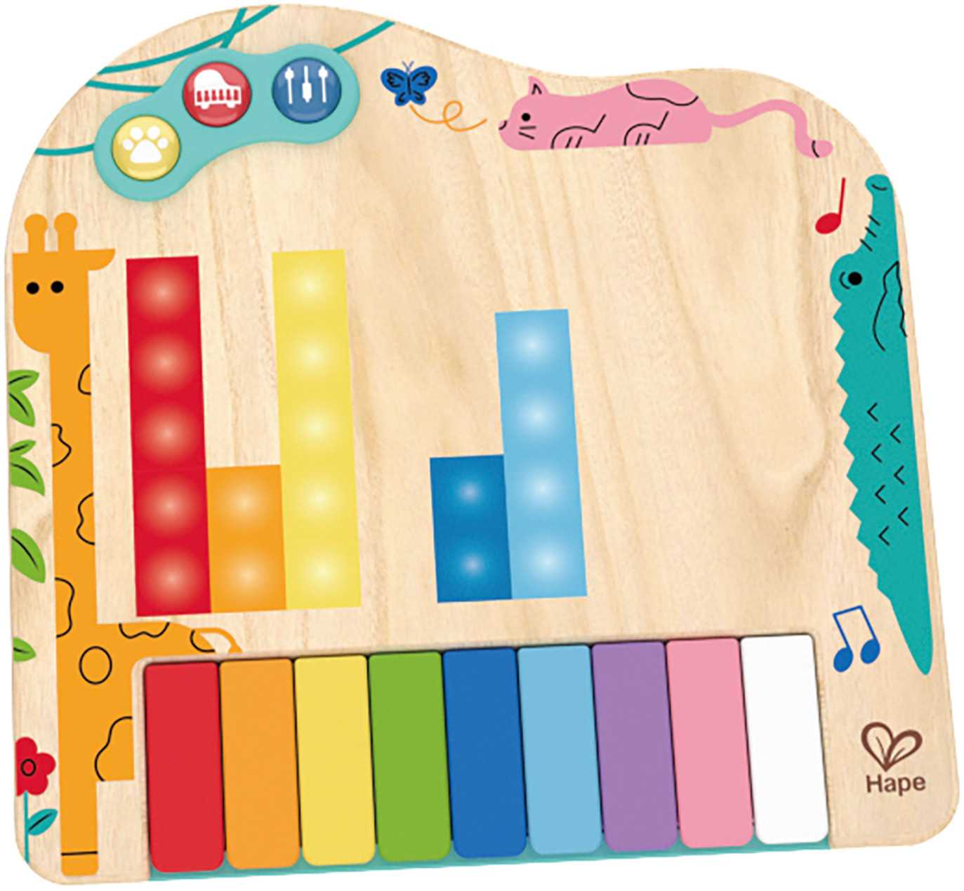 Музыкальная игрушка «Волшебное прикосновение. Пиксельное пианино» | Hape