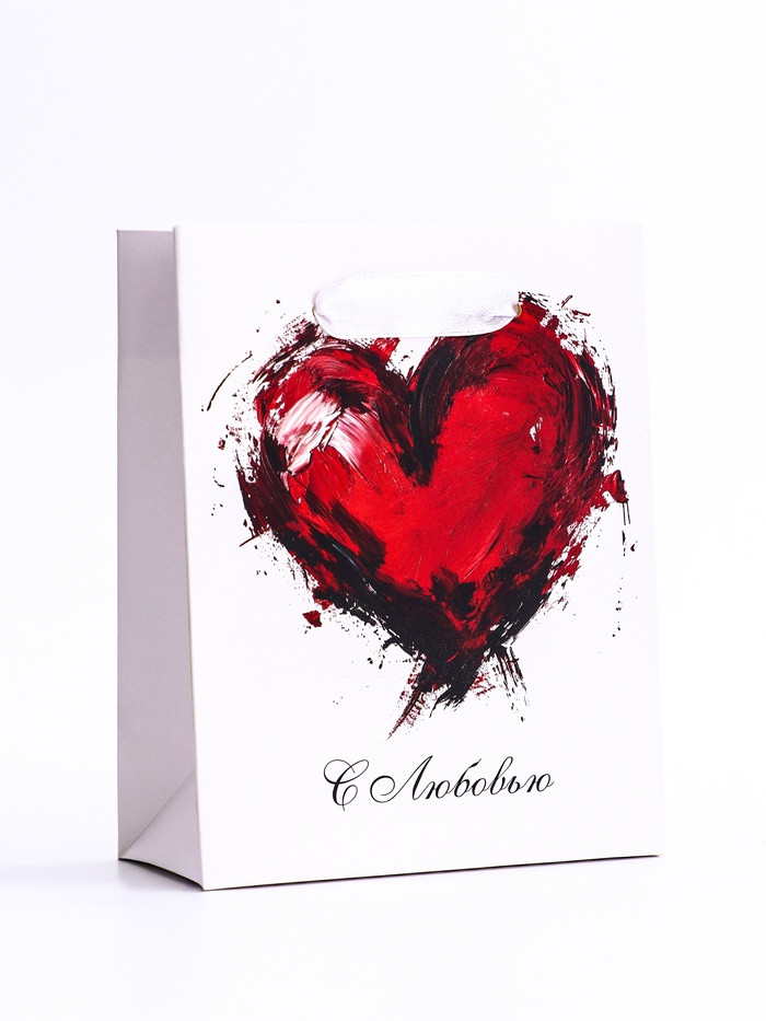 Пакет подарочный «Сердце» | Upak Land