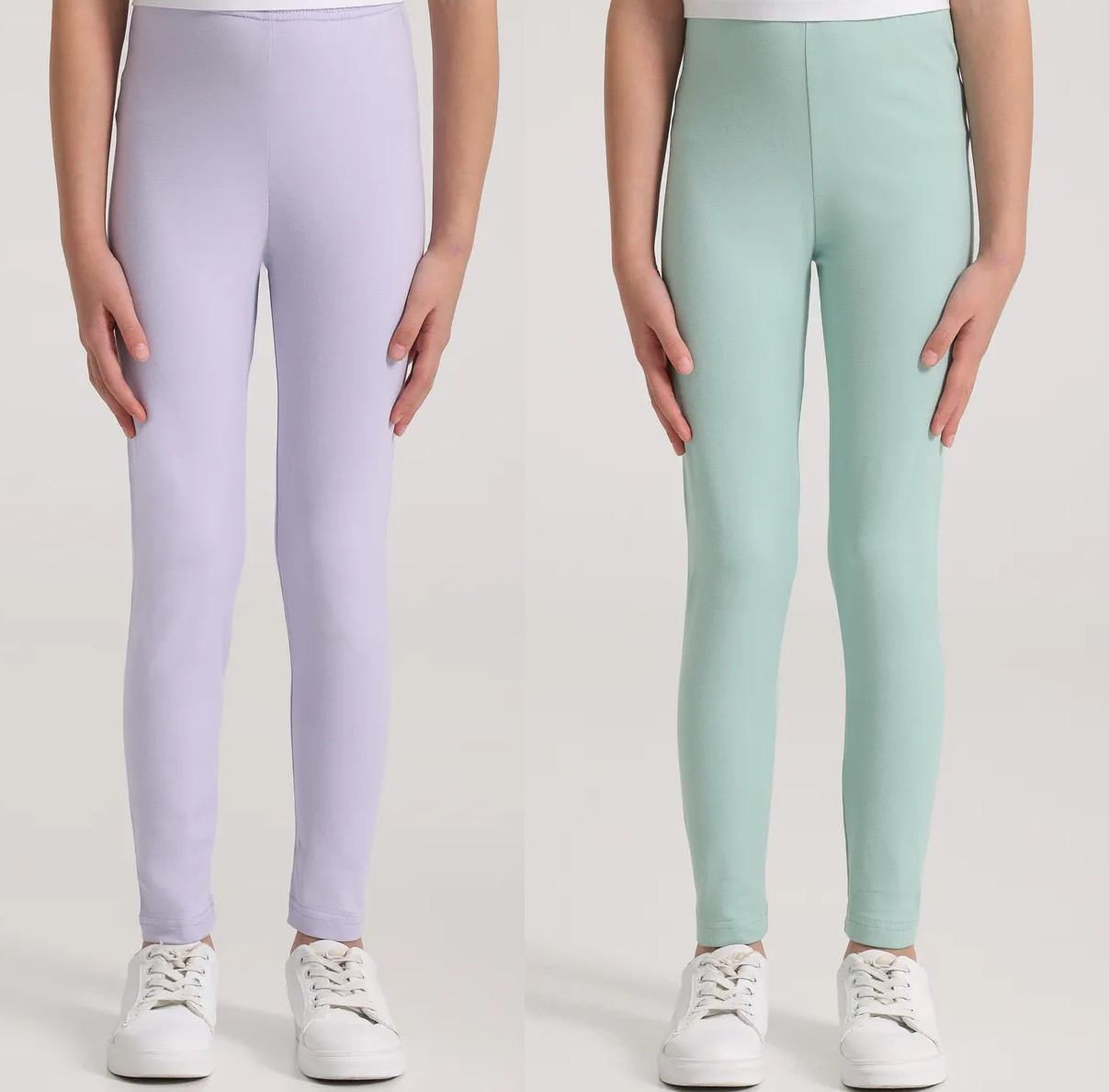 Комплект легинсов для девочек | Ассорти | Апрель