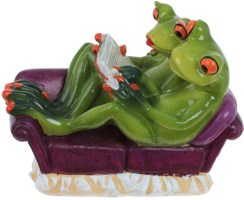 Фигурка декоративная «Лягушки на диване» | Remeco club