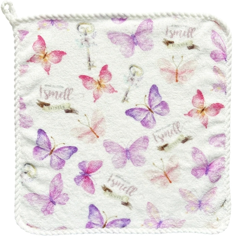 Мини-полотенце сувенирное «Бабочки»