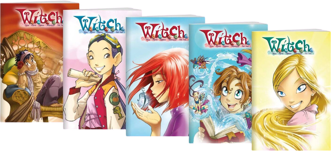 Комплект скетчбуков «W.I.T.C.H. Чародейки» | Комильфо. Чародейки