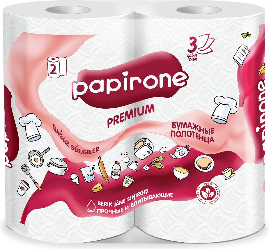 Набор полотенец бумажных «Premium» | Papirone