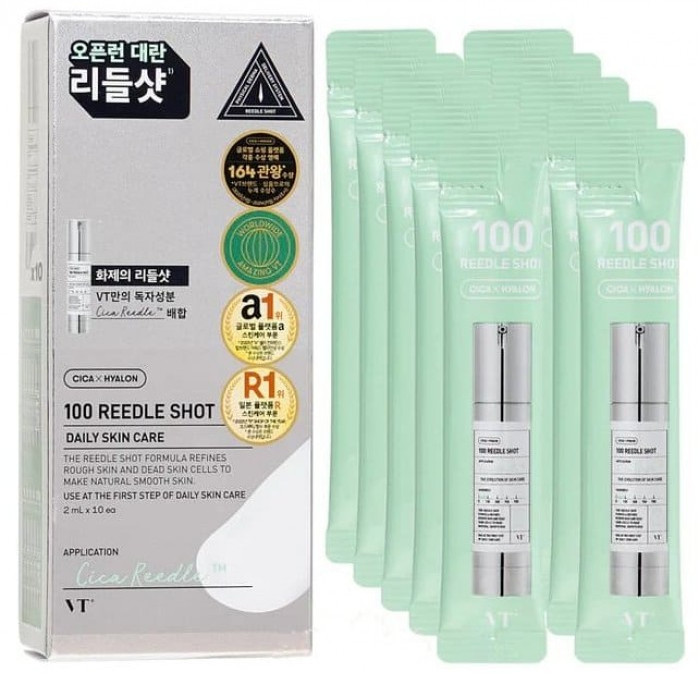 Сыворотка для лица «CicaXHyalon VT Reedle Shot 100 Daily» | VT Cosmetics